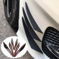 【CW】6pcs/set Universal Car Front Bumper Lip Protector Corner Anti-Scratch Diffuser Splitter Fins Car Body Anti-Collision Accessory