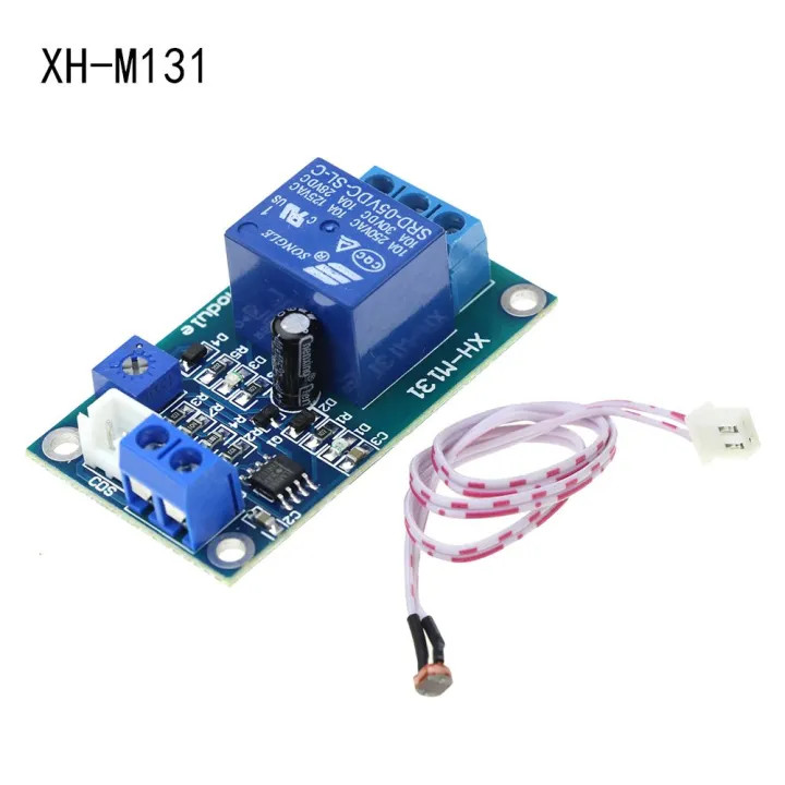 C52344 Mô-đun DC 5V/12V Hữu Ích Công Tắc Điều Khiển Ánh Sáng Mới XH-M131 Cảm Biến Phát Hiện Rơ Le Điện Trở Quang