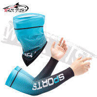 WALK FISH ถุงมือยาว Sun UV Protection Hand Protector Cover Arm Cover Ice Silk Sleeves Arm Cool Sport Cycling Fishing Sleeves-Meqiao ke