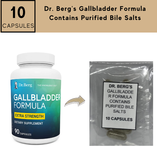 Dr. Berg's Gallbladder Formula Extra Strength (10 Capsule) (PACKAGING ...
