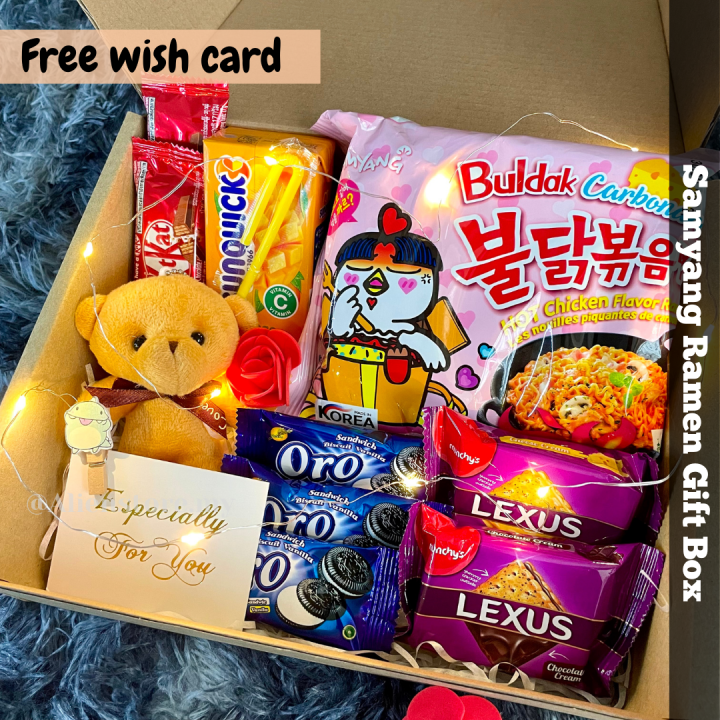 🧸Samyang Ramen gift box Korea Ramen Birthday Gift box Valentine Bestie