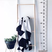 Nordic Wooden Kids Height Ruler Wall Hanging Height Measurement for Kids Room Decoration Growth Chart Wall Decor Sticker