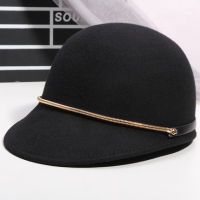 Beckyruiwu Autumn And Winter Mum Fedora Hats Woman Party Fashion Octagonal Hat Lady 100 Australia Wool Felt Newsboy Cap