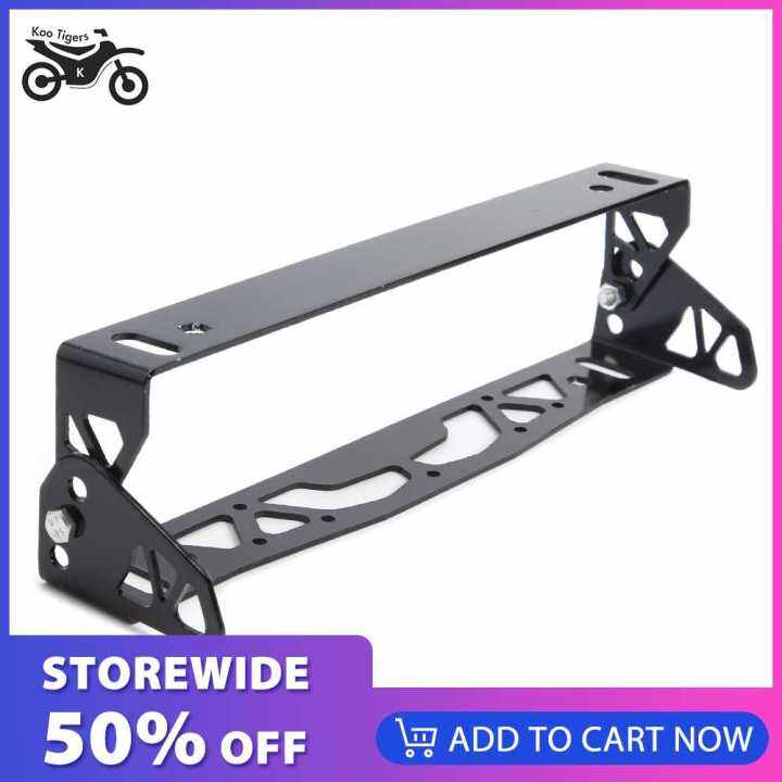 Adjustable Tilt Car License Plate Bracket Kit Aluminum Number Plate