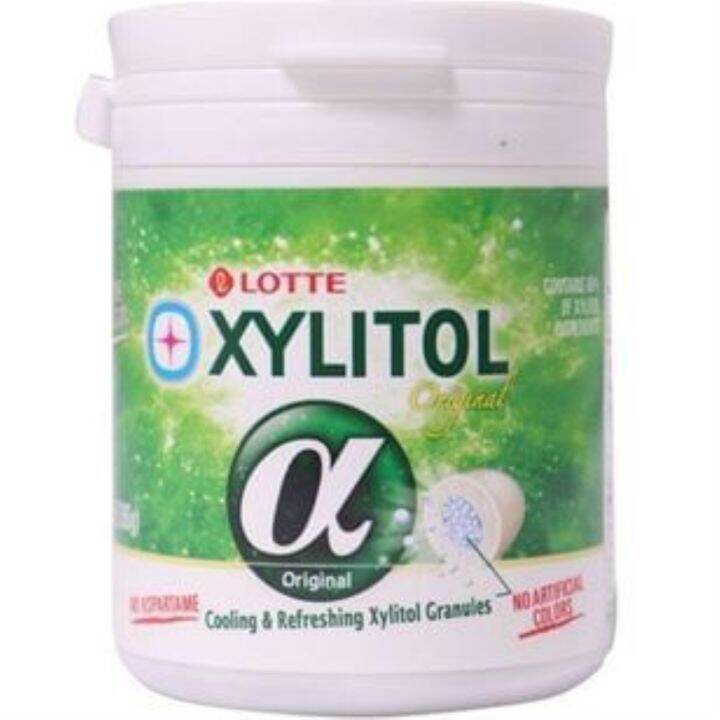 Delicious 1 sugar free gum LOTTE XYLITOL KOREAN Helps with Acid Reflux