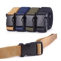 Sabuk Pria Leisure Gesper Multifungsi Nylon Kanvas Sabuk Taktis Masukkan Gesper untuk Mencegah Alergi Outdoor Korset Wanita Belt