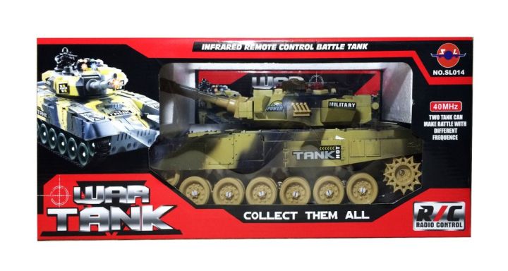 รถถังบังคับวิทยุขนาดใหญ่-ลายทหาร-infrared-rc-war-tank