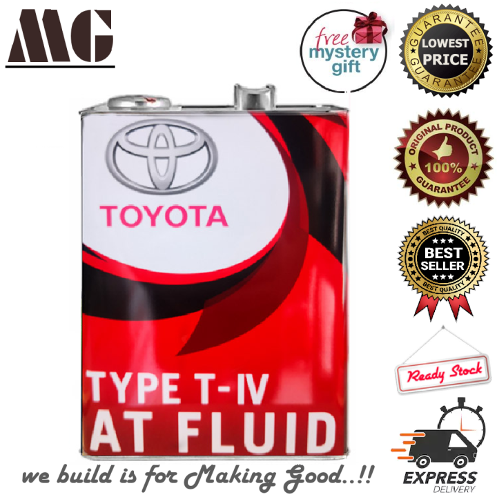 TOYOTA ATF TYPE 4 4L AUTOMATIC TRANSMISSION FLUID TYPE TIV GEAR OIL