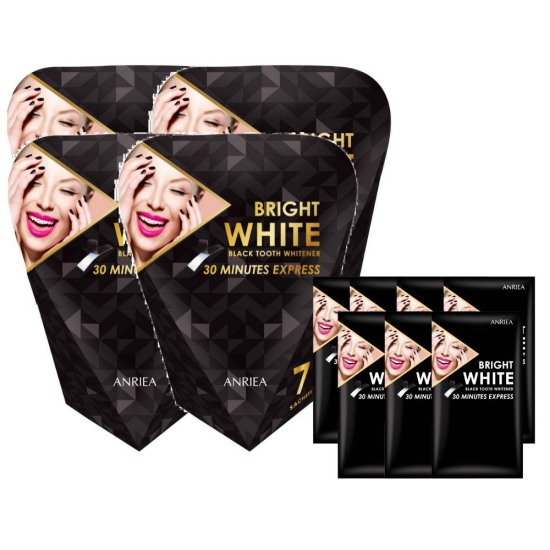 Miếng dán trắng răng bright white anriea hộp 7 miếng - ảnh sản phẩm 1
