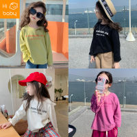 2023 Spring Autumn and Winter New Girls Korean Style Casual Western Style Candy Color Letter Velvet Base Shirt Sweater