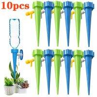 Auto Irrigation Drippers Self Plant Watering Spikes Kit with Slow-Release Control Switch for Garden Flower Plants Indoor Outdoor