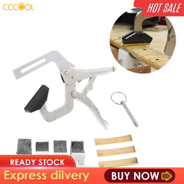 CCCOOL Fretboard Fret Press Insert Tool 7.25 / 9.5 / 12 Fret Inserts ...