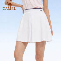 Camel Sports กระโปรงกีฬาผ้าฝ้ายผู้หญิงกระโปรงเทนนิสแฟชั่น Casual Culottes