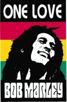 weatherproof sticker decal Bob Marley Music Racing Sponsor Reggae สติกเกอร์ เคลือบกันน้ำ UV ไดคัท ติดรถยนต์ มอเตอร์ไซด์ รถแข่ง บิ๊กไบค์ UV and Waterproof 27x18 cm