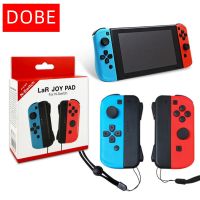 ต้นฉบับ DOBE TNS-1810 Nintendo สวิทช์ Joy-Con Joypad จับมือเชือกสวิทช์ OLED Joycon ซ้ายขวาขนาดเล็กเกมจับไร้สายบลูทูธควบคุมจอยสติ๊กสำหรับ NS สวิทช์ Plug And Play Gamepad