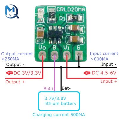 【YF】✓  Lithium Battery Charging Step-Down Module DC-DC 3/3.3V Voltage Regulator Supply Buck Li-Ion Charger Board
