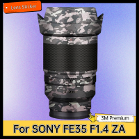 ฟิล์มไวนิลสติกเกอร์เลนส์กันเสื้อโค้ตสำหรับโซนี่ FE35 F1.4 ZA