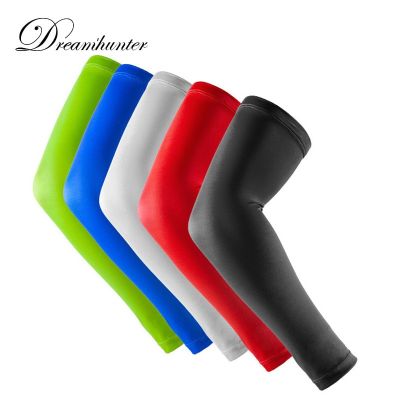1 PCS Basketball Arm Sleeves Breathable Outdoor Cycling Running Arm Warmers Protectors For Sun Protection Sleeves Compression Sleeves
