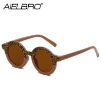 AIELBRO Fashion Round Children Sunglasses Boys Girls Vintage Sun Glasses UV Protection Classic Lightweight Children Eyewear