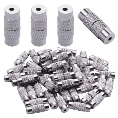hot【cw】 20pcs 12x4mm Screw Clasps Cord End Caps Jewelry Tips Connectors for Necklace Making Accessories