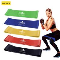 （A New Well Sell ） MKEPS Resistance Bands Loop Exercise Workout Bands Set Of 5 With Instruction Guide Amp; Carry Bag Stretch Bands For Home Workouts