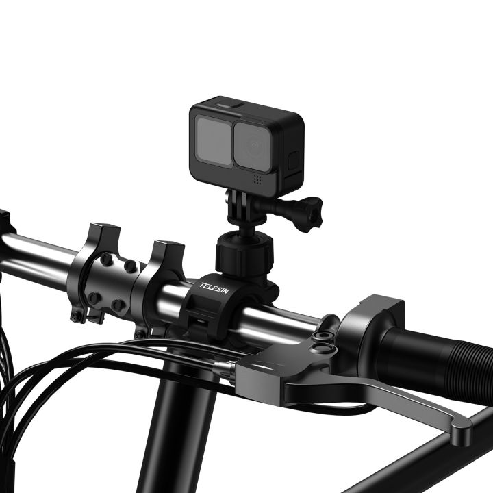 กล้องเพื่อการกีฬาขี่จักรยานรถมอเตอร์ไซค์คลิปติดคลิปขับขี่กลางแจ้งพร้อมกล้องฝาโลหะพลาสติก