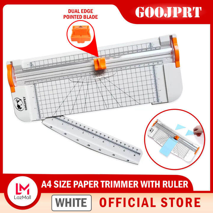 Goojprt Gp-p4 A4 Portable Paper Cutter   Trimmer With Ruler ( Dual Edge 