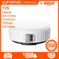 Supfire T25ไฟสำหรับการตั้งแคมป์ LED ไฟฉุกเฉิน7W/400Lm Multi-ฟังก์ชั่นกันน้ำไฟฉาย