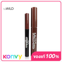 beWiLD Duo Eye Matte Liner &amp; Volume Cara #02 Brownie