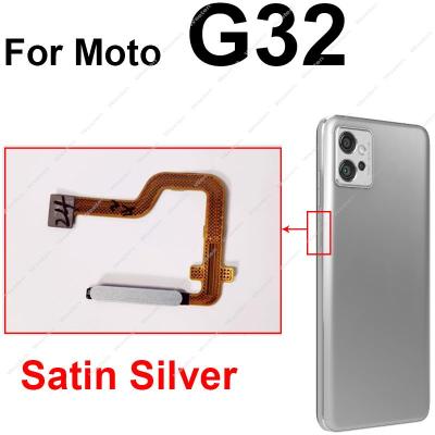 เซ็นเซอร์ตรวจสอบลายนิ้วมือสายยืดหยุ่นปุ่มโฮมสำหรับ Motorola Moto G52 G42 G32 G22 G72 G82เซ็นเซอร์ ID สัมผัสสำหรับบ้านอะไหล่ LPX3762อะไหล่สำหรับซ่อมเฟล็กซ์ริบบอน