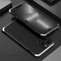 ☬ Aluminum Metal Armor Case For iphone 13 Pro 12 Pro Max Case Hard PC Shockproof Cover for iphone 6 7 8 Plus X Xr Xs Max 11 Coques