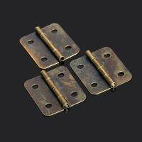 【LZ】 12Pcs 19x16mm Furniture Hinge Kitchen Bedroom Living Room Cupboard Closet Wardrobe Hinge for Jewelry Boxes Metal Bronze Hinges