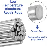 อุณหภูมิต่ำ Easy Melt อลูมิเนียม Universal เชื่อม Cored ลวดบัดกรีไม่จำเป็นต้องบัดกรีผงเชื่อมบาร์สำหรับโพรเพนไฟฉาย-gcbfxbfgfznfxnn