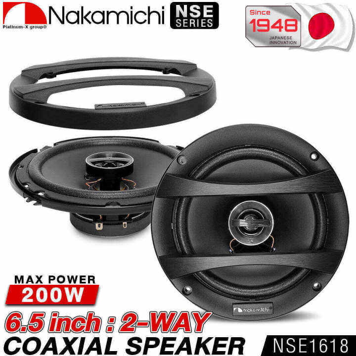 nakamichi-nse1618-ลำโพง-แกนร่วม-6-5นิ้ว-จำนวน1คู่-200w-max-30w-rms-ดอกลำโพง-ลำโพงรถยนต์-ลำโพง-แกนร่วม