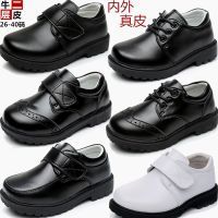 Boy children leather shoes leather oxfords black students leisure small boys discounted bind school etiquette shoes