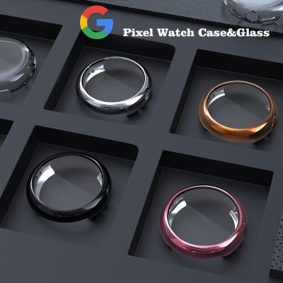 Screen Protector Case for Google Pixel Watch Strap smart watch Soft TPU Full Cover bumper Shell for Pixel Watch Accessories