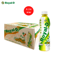 [ยกลัง] เครื่องดื่มน้ำรอแยล-ดี รสผลไม้รวม Mixed Fruits Flavoured  Juice With Mineral Royal-D Brand (330มล.x24ขวด)