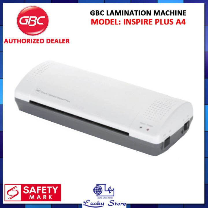 GBC INSPIRE PLUS A4 LAMINATOR WITH 2 ROLLER TECHNOLOGY, 295W, 2 YEARS