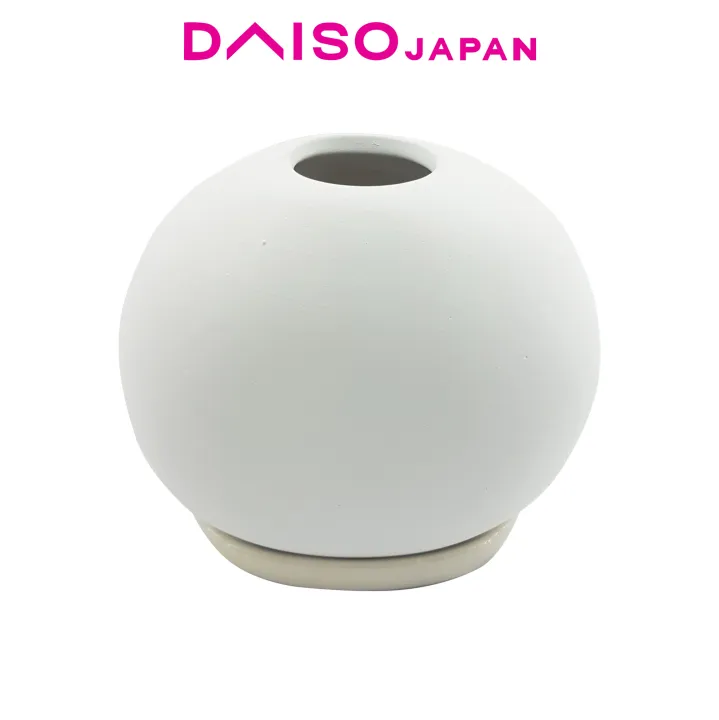 Daiso White Round Humidification Pot 150ml Lazada PH