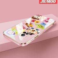 JIUMOO เคสสำหรับ Vivo V21e Y73 2021เคสการ์ตูนทอยสตอรี่ลวดลายใหม่พื้นผิวขอบสี่เหลี่ยมเคสนิ่มซิลิกาเจลกันกระแทกเคสมือถือรวมทุกฝาครอบป้องกันเลนส์กล้องถ่ายรูป