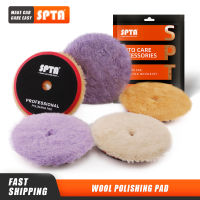 【cw】(Single Sale) SPTA 3";(80mm)5";(125mm)6";(150mm) Purple Beige Orange Wool High Density Lambs Polishing Pad for RODA Polisherhot