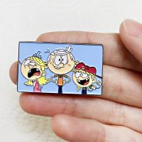 Loud XX House Anime Lapel Pins Backpack Jeans Enamel Brooch Pin Women Fashion Jewelry Gifts Comic Movies Cartoon Badges