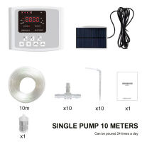 Automatic Drip Irrigation Kit Solar Powered Self Watering System Programmable Timer Setting for Indoor Potted Plants