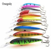 Orangesky 11 ซม./10.5g Minnow เหยื่อล่อปลา Lot เหยื่อล่อปลา S เหยื่อตกปลาแบบแข็งเหยื่อเหยื่อปลาเทราท์