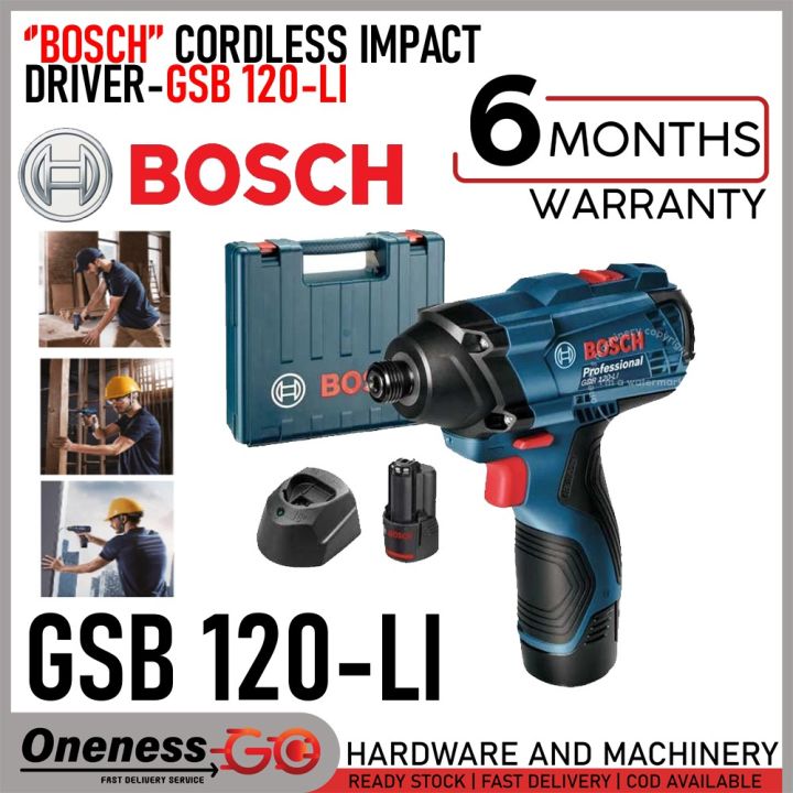 Bosch Gsb 120 Li Professional Cordless Drill Set 0 601 9g8 1l0 Lazada