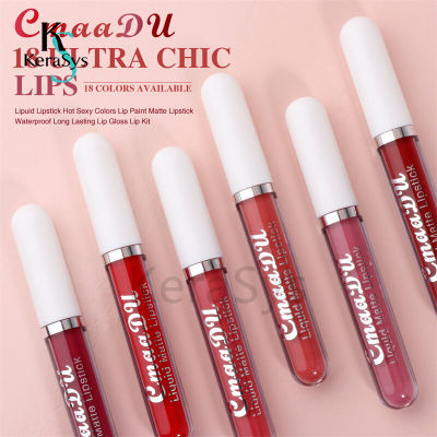 Kerasys long lasting brick color lipstick waterproof lip gloss Cheap lipsticks with 18 colors to choose from.