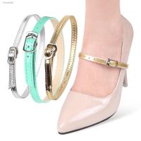 ◙❀ 1 Pair Anti-drop Heel Straps Soft Dual Use Stable Anti-loose Faux Leather Women High Heels Shoes Bands Elastic Bundle Shoelaces