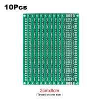 10Pcs PCB Prototype Board Circuit Universal Stripboard Prototyping Single Side 2x8 3x7 4x6 5x7 6x8 7x9 8x12 9x10 Soldering