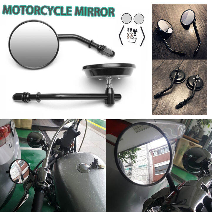 Hot Sell 2pcs Classic Retro Motorcycle Round Rear View Mirror For