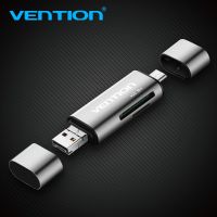 【CW】 Vention Mini SD OTG card reader USB 3.0 2.0 Micro USB 3.0 2.0 to Type C Memory Card reader Micro SD TF Card Reader For Laptop PC